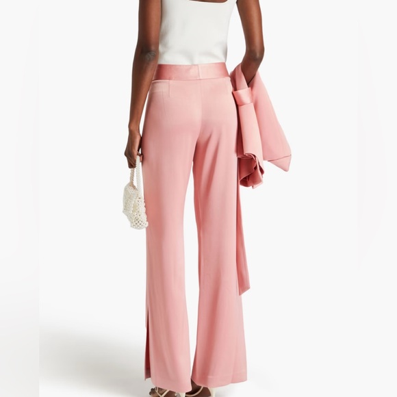 ALICE + OLIVIA JC satin-crepe wide-leg pants - Picture 2 of 12